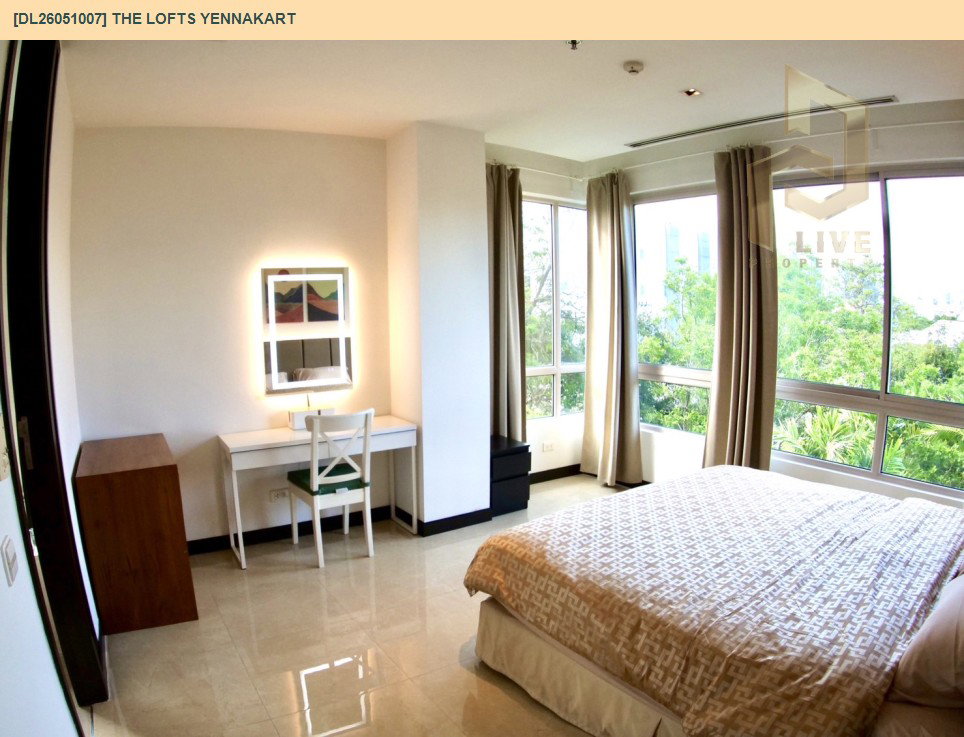 รูป DL26051007 ให้เช่าคอนโด เดอะ ล็อฟท์-เย็นอากาศ (The Lofts Yennakart) ใกล้ - พร้อมเข้าอยู่ โทรด่วน 0653619502 LineID @897iyzll - รูปที่ 2/10