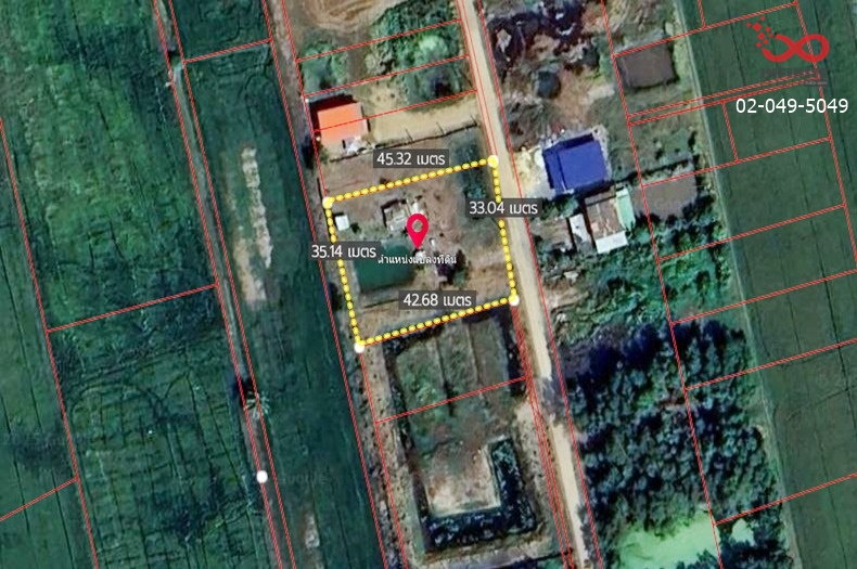 รูป ขายที่ดิน 1 ไร่ ศีรษะกระบือ อำเภอองครักษ์ นครนายก พร้อมสวนผลไม้ - รูปที่ 5/5