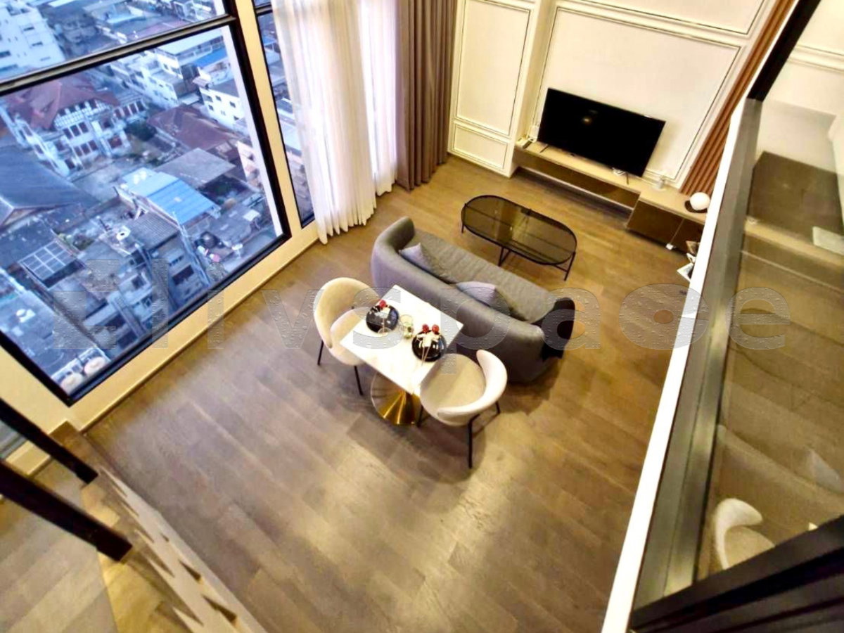 รูป ▚ LJ176ツ ให้เช่า: Park Origin Ratchathewi ✨ 2BR Duplex 60 ตร.ม. ยูนิตหายาก ห้องมุมตำแหน่งดี ลดพิเศษเหลือ 60k! - รูปที่ 8/12