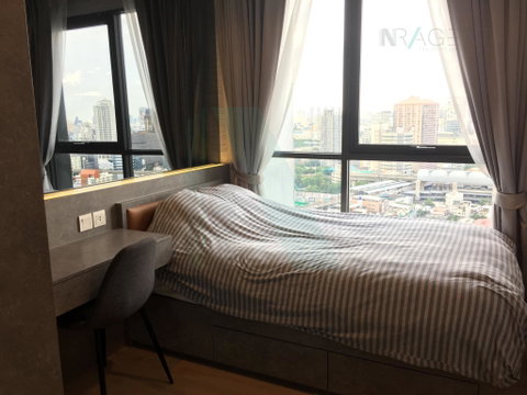 📌 For Rent Condo IDEO Q RATCHATHEWI Building 1, Floor 26,2 bed room, Room size 50.00 sqm