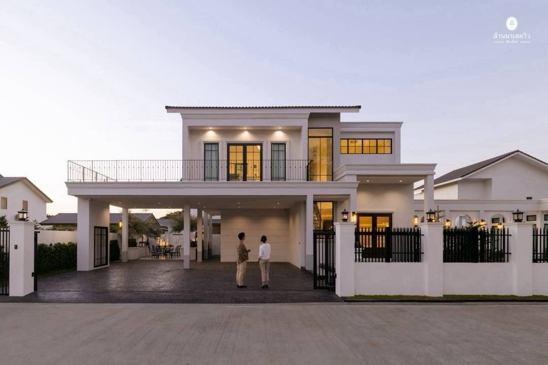 รูป ขายบ้าน Luxury Pool Villa โครงการ ล้านนาเลควิว ดอยสะเก็ด เชียงใหม่ ดีไซน์สไตล์ยุโรป พร้อมเฟอร์นิเจอร์ครบ พร้อมเข้าอยู่  -SW003672 - รูปที่ 2/10