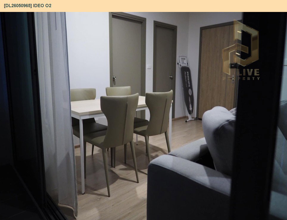 รูป DL26050965 ให้เช่าคอนโด ไอดีโอ โอทู (IDEO O2) ใกล้ BTS บางนา พร้อมเข้าอยู่ โทรด่วน 0638692663 LineID @655ebbvc - รูปที่ 3/4
