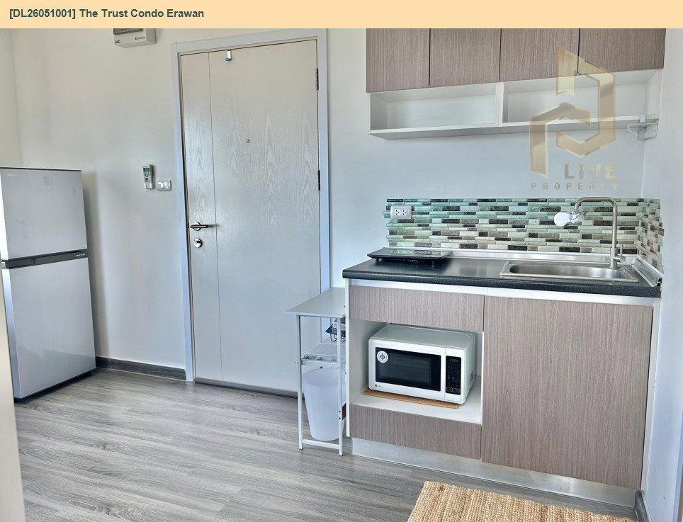 รูป DL26051001 ให้เช่าคอนโด เดอะ ทรัสต์ คอนโด เอราวัณ (The Trust Condo Erawan) ใกล้ BTS ช้างเอราวัณ พร้อมเข้าอยู่ โทรด่วน 0638692663 LineID @655ebbvc - รูปที่ 4/6