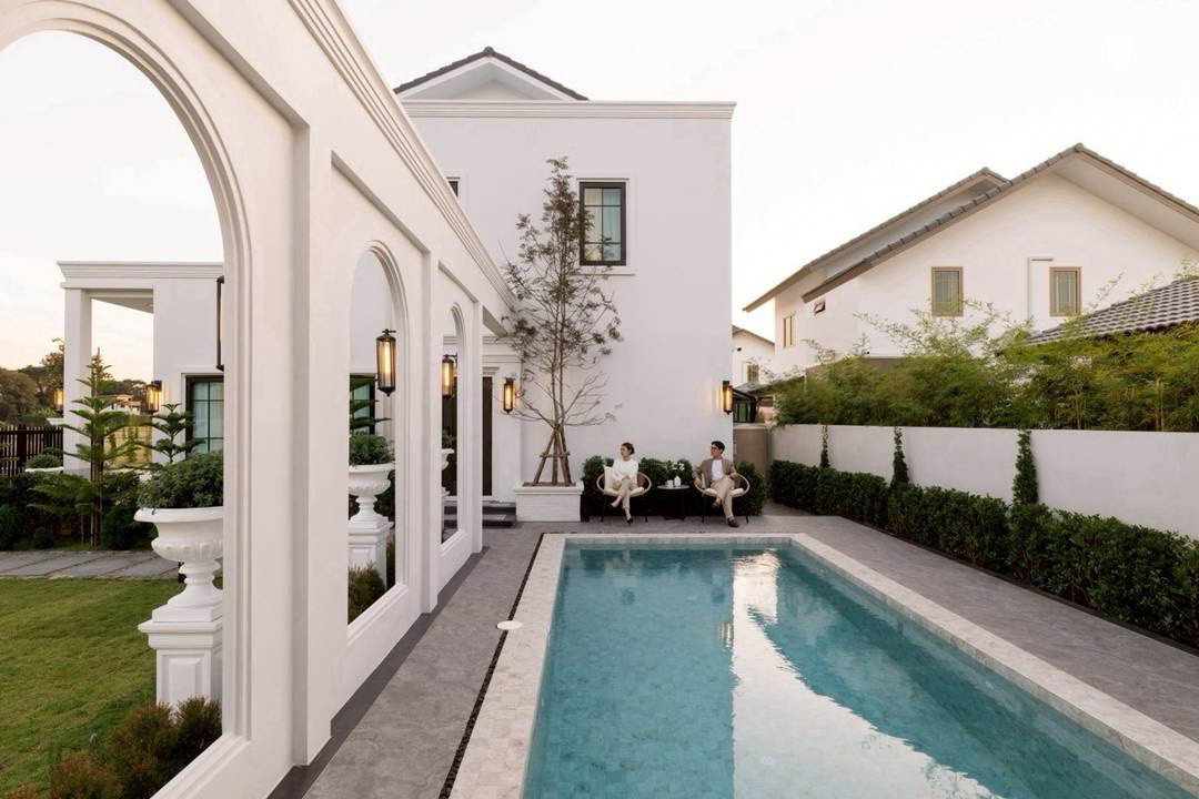 รูป ขายบ้าน Luxury Pool Villa โครงการ ล้านนาเลควิว ดอยสะเก็ด เชียงใหม่ ดีไซน์สไตล์ยุโรป พร้อมเฟอร์นิเจอร์ครบ พร้อมเข้าอยู่  -SW003672 - รูปที่ 6/10