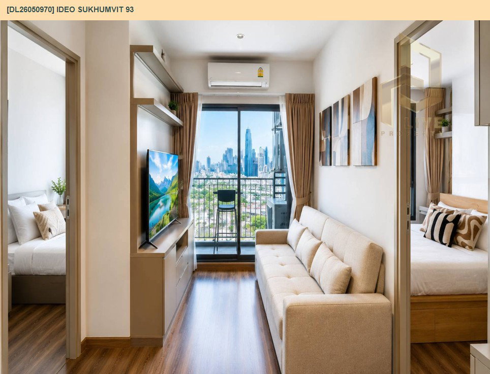 รูป DL26050970 ให้เช่าคอนโด ไอดีโอ สุขุมวิท 93  (IDEO Sukhumvit 93) ใกล้ BTS บางจาก พร้อมเข้าอยู่ โทรด่วน 0638692663 LineID @655ebbvc - รูปที่ 3/14