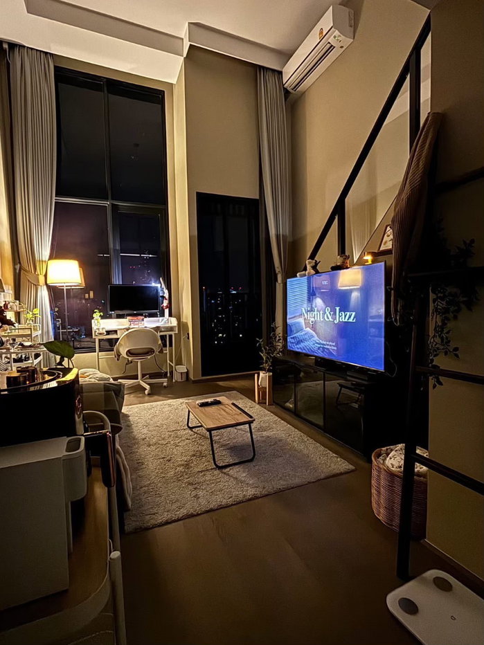 picture 🔥𝐑𝐞𝐧𝐭🔥 PARK ORIGIN CHULA-SAMYAN 🏢1 Bedroom plus Size 34sq.m. / Duo space / High ceiling Rental Per Month 30,000📍 High floor - 7/8