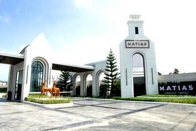 ขายบ้านเดี่ยว : ขายบ้านหรูติดถนนใหญ่ราชพฤกษ์ โครงการ The Matias (ราชพฤกษ์-แจ้งวัฒนะ) สไตล์ Dutch Colonial ใกล้ทางด่วนศรีรัช