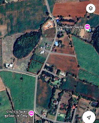 Land for sale Pak Chong Nakhon Ratchasima : Land for sale in Khao Yai, with mountain views and road frontage on two sides, Khanong Phra Subdistrict, Pak Chong District, Nakhon Ratchasima 