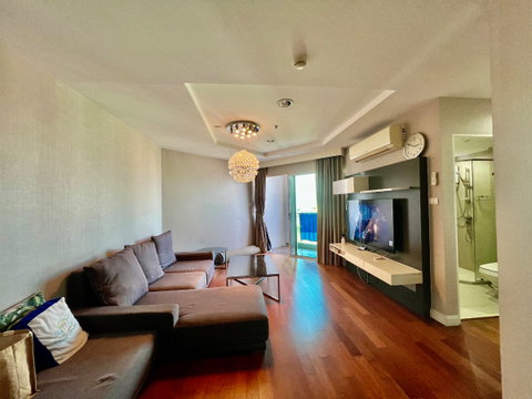For Sale: High-Floor Condo at Belle Grand Rama 9 Spacious 2-Bedroom Unit | Panoramic City View | Prime Rama 9 CBD Location