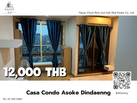 Great price 🔥 Convenient location at Casa Condo Asoke-Dindaeng! 