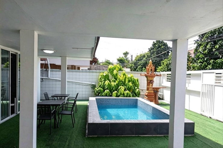 รูป หายาก บ้านเดี่ยวสระส่วนตัว 6 นอน 45,000 เฟอร์ครบ สุขุมวิท 101/1 - รูปที่ 8/29