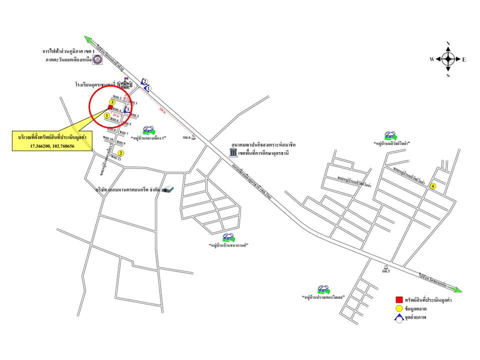 รูป ขายบ้านเดี่ยว หมู่บ้านกลางเมือง 5 นาดี จ.อุดรธานี - รูปที่ 6/6