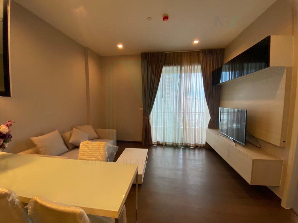 รูป ให้เช่า คิว อโศก 1 ห้องนอน ชั้น 19 ใกล้ MRT เพชรบุรี - รูปที่ 1/8
