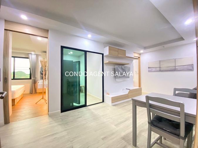 ให้เช่า V Condo Salaya 2 Bedroom | 1 Bathroom 🛁 วิวสนามกอล์ฟ รหัส 6931