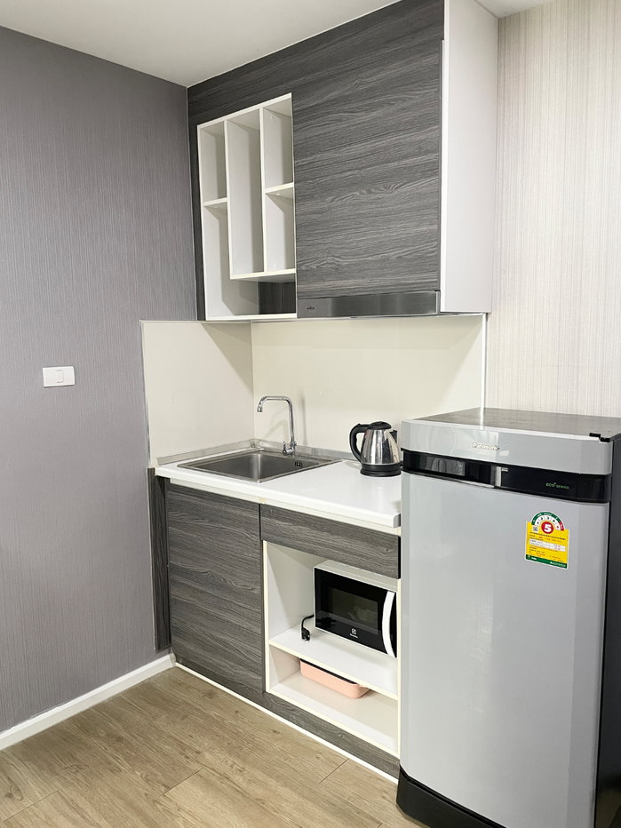 รูป code : K47 ว่างแล้ว!! ให้เช่า ริลล์ คอนโด หลักหก ปทุมธานี (Rill Condo) | อาคาร C ราคา 7,900 สำหรับสัญญา 2 ปี พร้อมอยู่ 15 มิ.ย. 69 มีเครื่องซักผ้า - รูปที่ 9/10