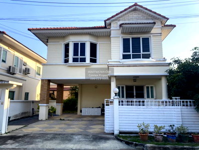 บ้านเดี่ยว ถนนรังสิต-ปทุมธานี : ขายบ้าน  มณีรินทร์ พาร์ค รังสิต หน้ากว้าง บ้านกลาง เมืองปทุมธานี ปทุมธานี CX-156561 ✅ ทักไลน์ @connexproperty ตอบทันที ทีมงานมืออาชีพ ✅