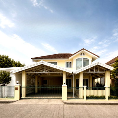 Houses for sale San Kamphaeng Chiang Mai : Two-storey detached house for sale 5 bedrooms 4 bathrooms and 2 parkings.  #CSP100916