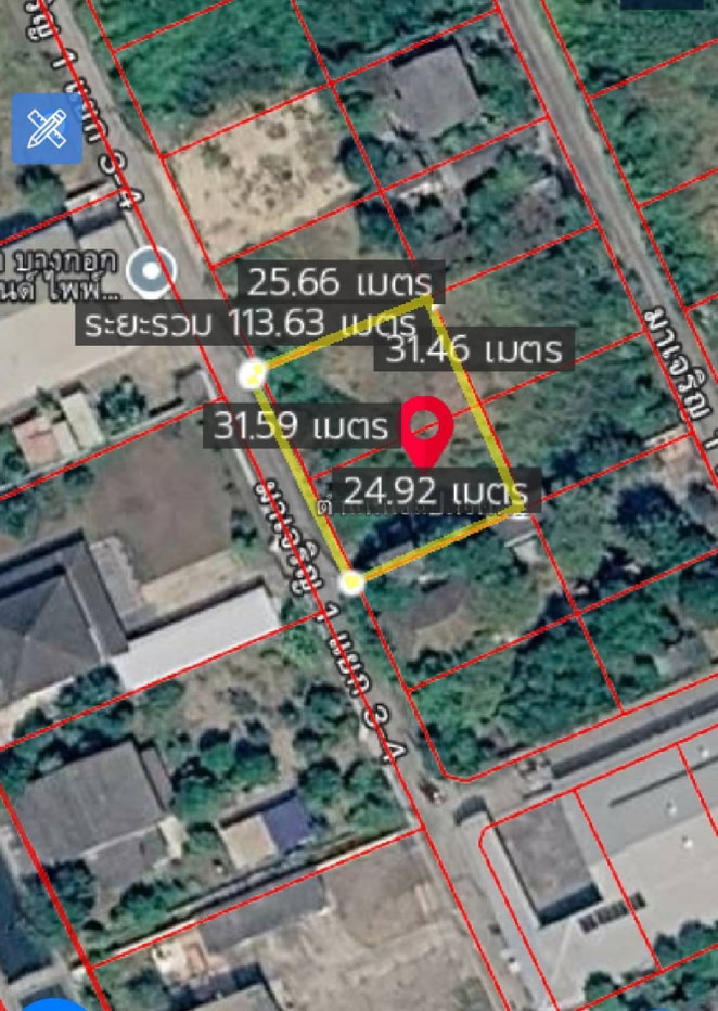 รูป ขาย ที่ดินเปล่า 200 ตร.ว. ซอยมาเจริญ 1 ใกล้เพชรเกษม 81 หนองแขม - รูปที่ 2/11