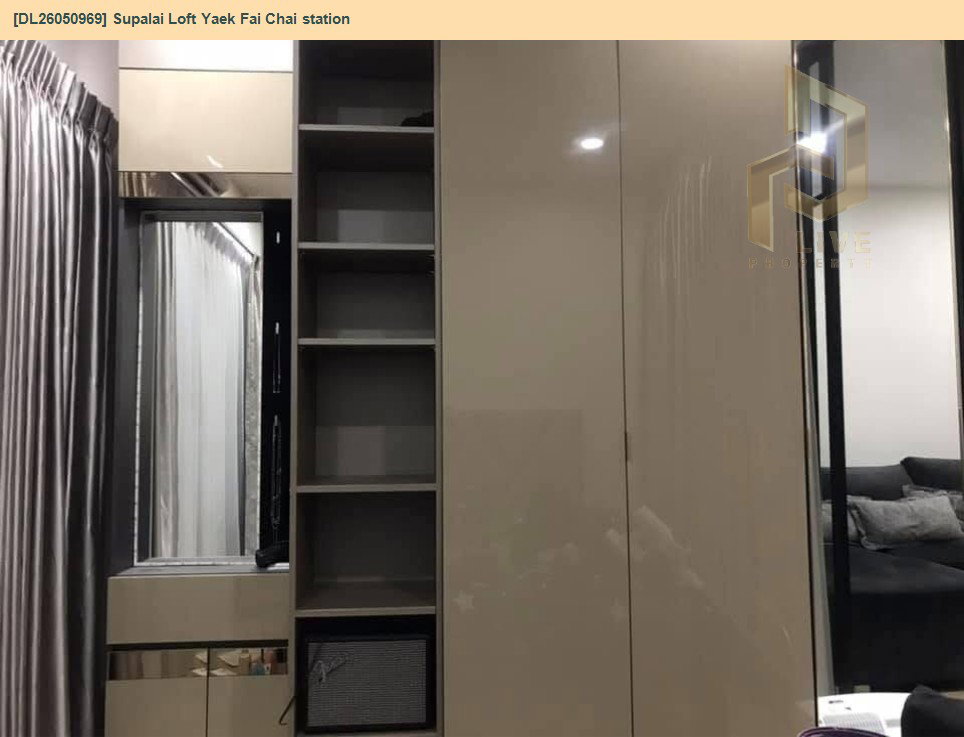 รูป DL26050969 ให้เช่าคอนโด ศุภาลัย ลอฟท์ สถานีแยกไฟฉาย (Supalai Loft Yaek Fai Chai station) ใกล้ MRT แยกไฟฉาย พร้อมเข้าอยู่ โทรด่วน 0653619502 LineID @897iyzll - รูปที่ 7/8