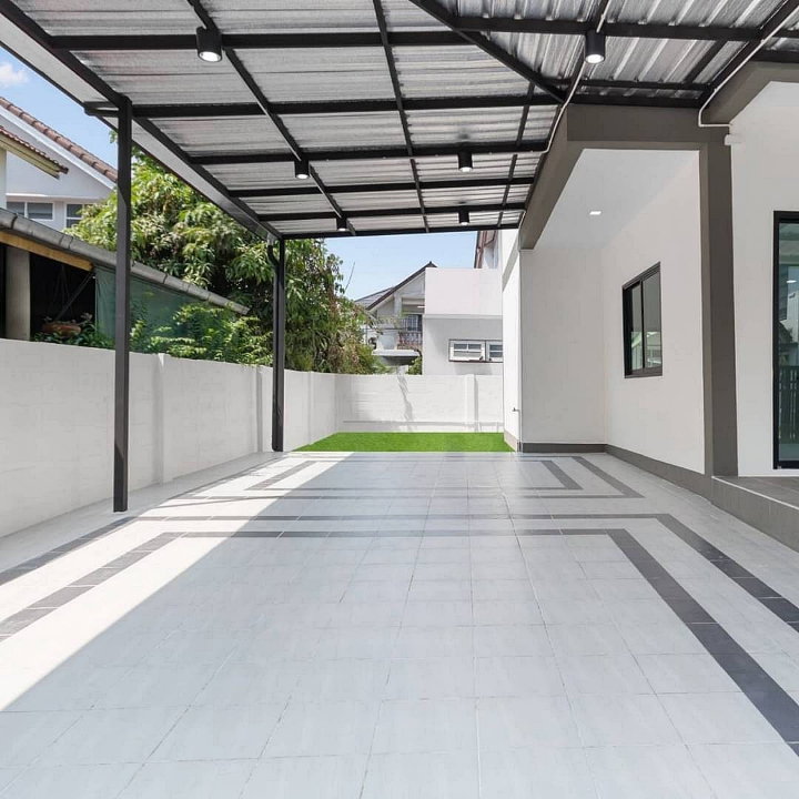 รูป บ้านเดี่ยว  รีโนเวทใหม่  ติดถนนรัตนาธิเบศร์   #หมู่บ้านกฤษดานคร 10    MRT อยู่แค่หน้าหมู่บ้าน (สถานีสามแยกบางใหญ่) - รูปที่ 2/13
