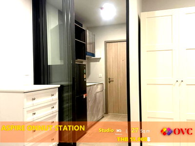คอนโดให้เช่า : READY FOR RENT @ASPIRE ONNUT STATION