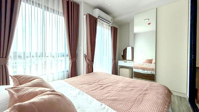 Condos for rent Rangsit University : Rent Monte Rangsit🌟  Fully furnished! !Near Rangsit University, the Red Line train at Main Station Six is easy to travel ‼ ️