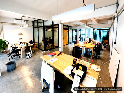 Home office for rent Din Daeng Road : For Rent Office / Studio – Fully Furnished & Ready to Use @ Din Daeng – Rama 9, close to Expressway, MRT, BTS & AR