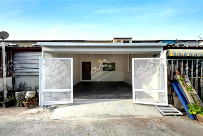 ทาวน์โฮม เขตดอนเมือง : ทาวน์เฮ้าส์ชั้นเดียว หมู่บ้านบูรพา 24 ดอนเมือง (ซอยวัดเวฬุวนาราม 21 แยก 8) แต่งใหม่พร้อมอยู่