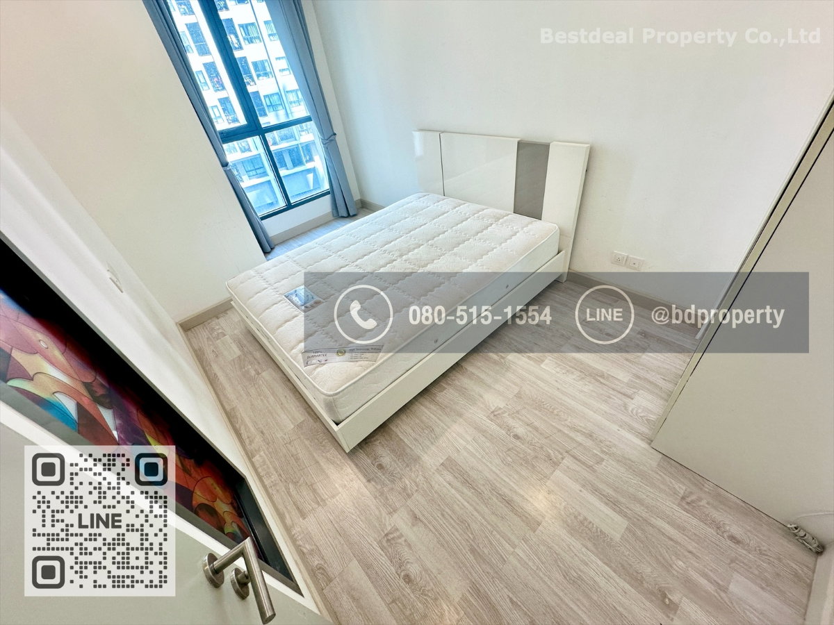 รูป Bestdeal ให้เช่า 1 ห้องนอน 31ตรม.ราคา 15,000/เดือนเท่านั้น เฟอร์นิเจอร์และเครื่องใช้ไฟฟ้าครบ“IDEO MOBI RAMA 9” ใกล้MRT และ เซ็นทรัลพระราม 9 - รูปที่ 5/10