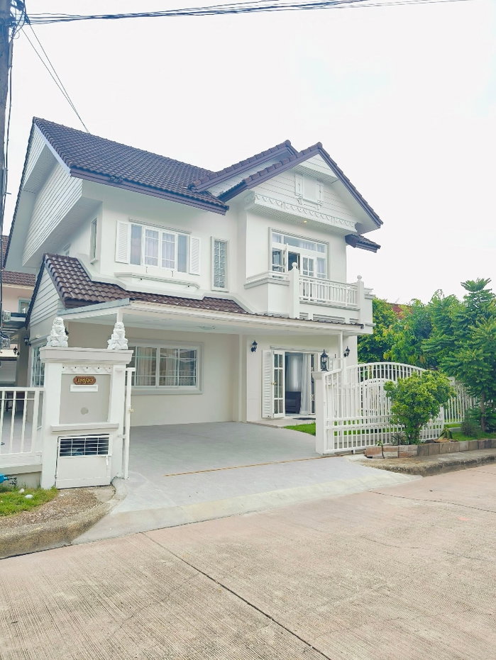 รูป บ้านเดี่ยวรามคำแหง หมู่บ้านพาร์คเวย์ชาเล่ต์ นัดชมบ้าน 085-318-6868 คุณวานัดชมบ้าน 085-318-6868 คุณวา - รูปที่ 2/39