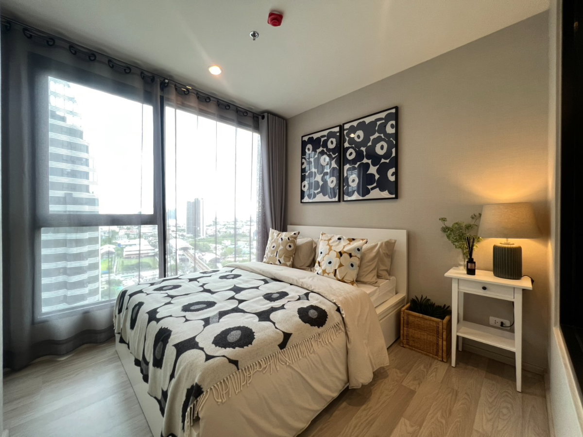 รูป ห้องโปรพิเศษดีลตรงกับโครงการ 1ห้องนอนหน้ากว้าง แถมเฟอร์ฯ Ideo Mobi Sukhumvit Eastpoint - รูปที่ 7/13