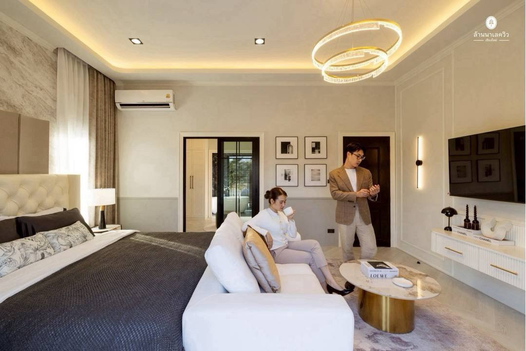 รูป ขายบ้าน Luxury Pool Villa โครงการ ล้านนาเลควิว ดอยสะเก็ด เชียงใหม่ ดีไซน์สไตล์ยุโรป พร้อมเฟอร์นิเจอร์ครบ พร้อมเข้าอยู่  -SW003672 - รูปที่ 8/10