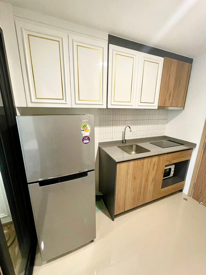 รูป Condo for RENT : The Line Vibe  33 sqm.  𝐓𝐲𝐩𝐞 : 1 Bed 1 Bath / Garden View  𝐅𝐥𝐨𝐨𝐫 : 5th  ✅เฟอร์นิเจอร์ เครื่องใช้ไฟฟ้าพร้อมเข้าอยู่ได้เลย!  - รูปที่ 8/10
