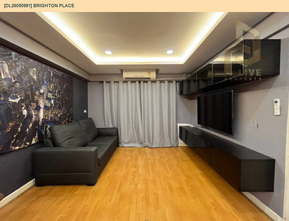 รูป DL26050981 ให้เช่าคอนโด ไบรท์ตั้น เพลส (Brighton Place) ใกล้ - พร้อมเข้าอยู่ โทรด่วน 0614453194 LineID @162cjixi - รูปที่ 2/8