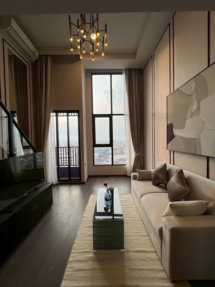 picture 🔥𝐑𝐞𝐧𝐭🔥 PARK ORIGIN CHULA-SAMYAN 🏢1 Bedroom plus Size 34sq.m. / Duo space / High ceiling Rental Per Month 32,000📍 High floor - 3/10