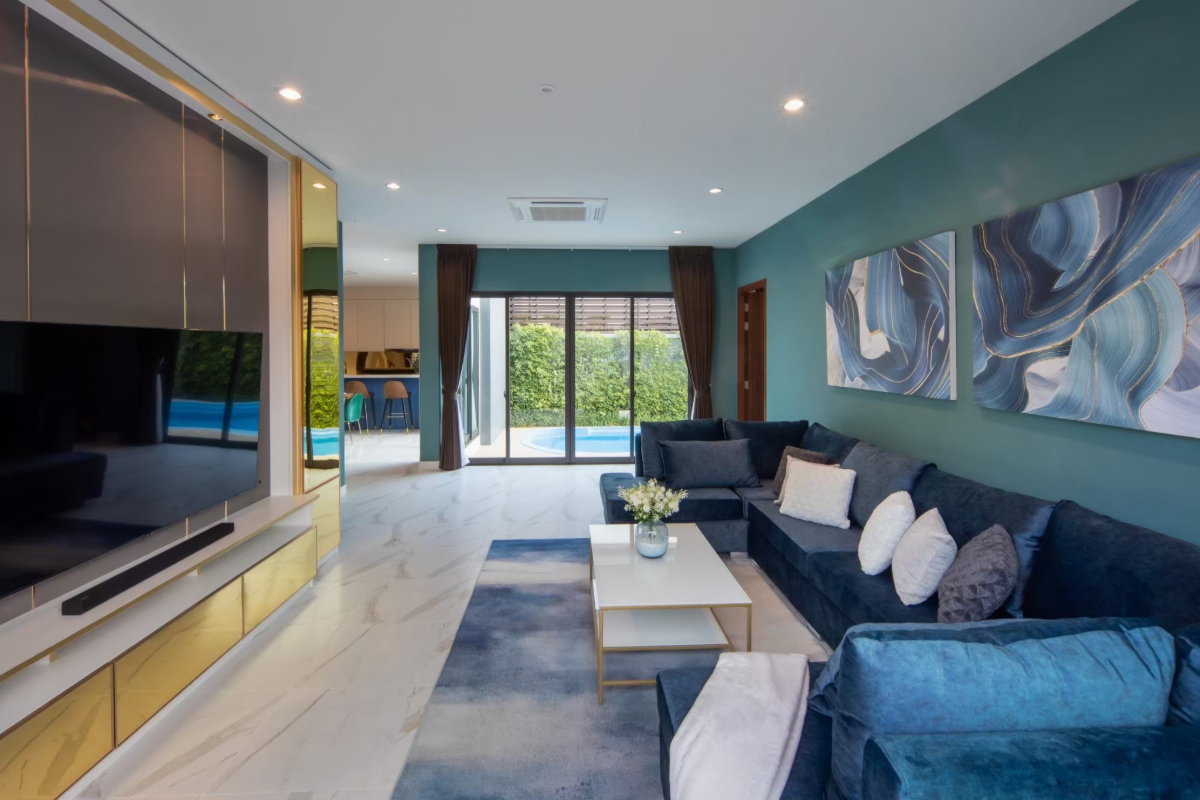 รูป ปล่อยขาย Modern Luxury Pool Villa ✨ บ้านตัว Top ของโครงการ PALM SPRINGS PRIVATO มีเพียงหลังเดียวเท่านั้น เหมาะสำหรับทั้งอยู่อาศัยและพักผ่อน -SW003685 - รูปที่ 9/15