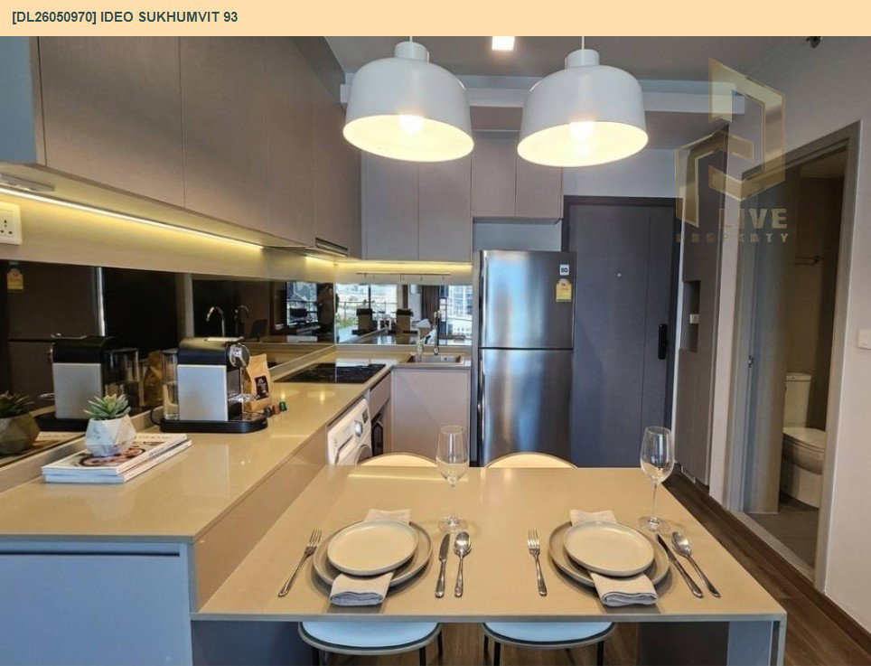 รูป DL26050970 ให้เช่าคอนโด ไอดีโอ สุขุมวิท 93  (IDEO Sukhumvit 93) ใกล้ BTS บางจาก พร้อมเข้าอยู่ โทรด่วน 0638692663 LineID @655ebbvc - รูปที่ 8/14