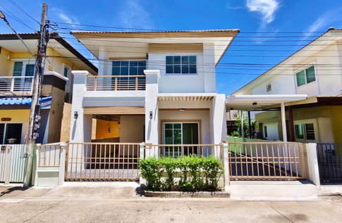 บ้านสวย รีโนเวทใหม่ หมู่บ้านวิลล่า คุณาลัย ติดถนนวัดลาดปลาดุก บางบัวทอง ใกล้เซ็นทรัล เวสเกต