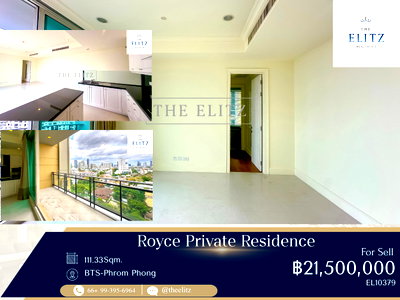 ขายคอนโด : ✨ Best Value Deal! Royce Private Residences for Sale – Premium Unit, Fully Furnished, Prime Location Sukhumvit