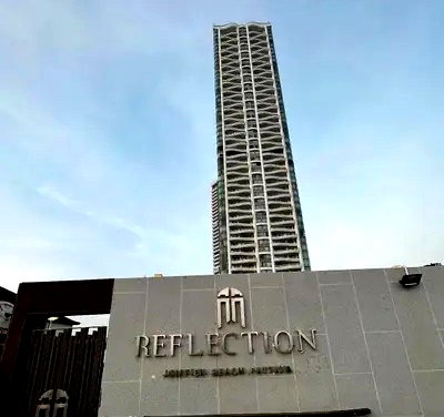 Condos for sale : Reflection condo jomtien 30th floor 60 sq m.