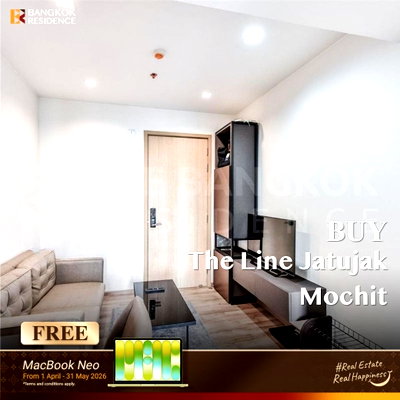 ขายคอนโด : 💎 ขายคอนโด The Line Jatujak-Mochit ใกล้ BTS หมอชิต ห้องวิวสวน ชั้นสูง 
