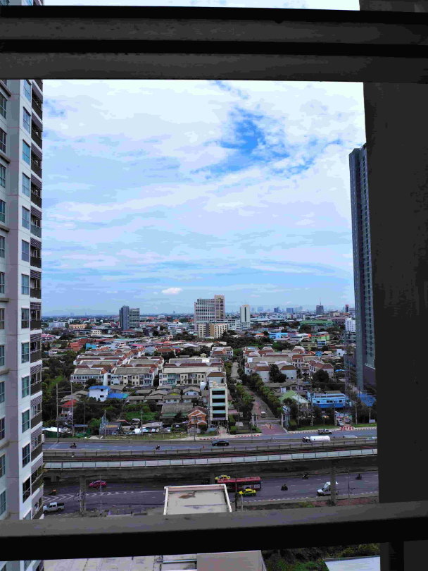 รูป รีโนเวทใหม่ทั้งห้อง! ให้เช่า คอนโด 10,000 บาทรวมส่วนกลาง วิวสวยทิศเหนือเย็นสบายแบบครัวปิด 400 เมตรถึง BTS วุฒากาศ - รูปที่ 11/14