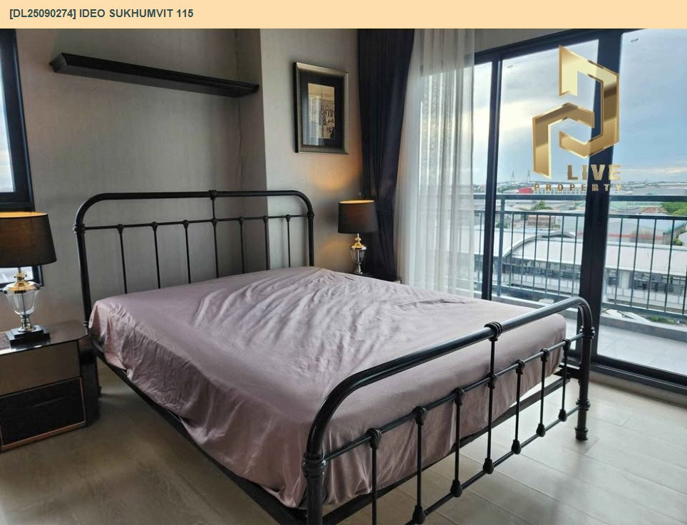 รูป DL25090274 ให้เช่าคอนโด ไอดีโอ สุขุมวิท 115 (IDEO Sukhumvit 115 ) ใกล้ BTS ปู่เจ้า พร้อมเข้าอยู่ โทรด่วน 0614453194 LineID @952jdxxk - รูปที่ 4/6