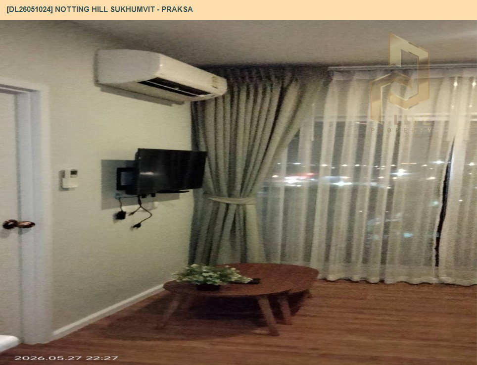 รูป DL26051024 ให้เช่าคอนโด นอตติ้งฮิลล์ สุขุมวิท - แพรกษา (Notting Hill Sukhumvit - Praksa) ใกล้ BTS แพรกษา พร้อมเข้าอยู่ โทรด่วน 0614453194 LineID @162cjixi - รูปที่ 4/6