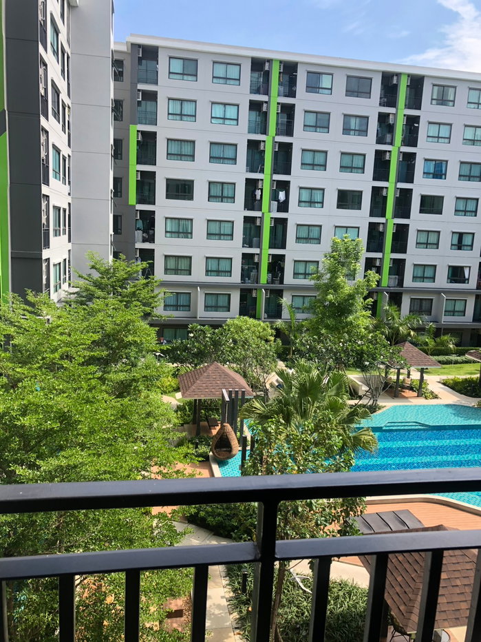 รูป ให้เช่ากรีเน่ คอนโด ดอนเมือง-สรงประภา ตึก1C ขนาด 25 ตร.ม.วิวสระ เฟอร์ครบ มีเครื่องซักผ้า พร้อมอยู่ (TR1313) - รูปที่ 8/8