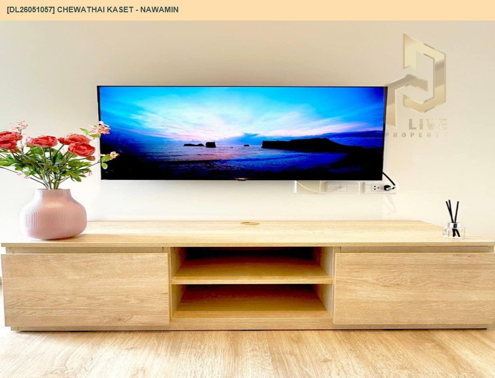 รูป DL26051057 ให้เช่าคอนโด ชีวาทัย เกษตร - นวมินทร์ (Chewathai Kaset - Nawamin) ใกล้ - พร้อมเข้าอยู่ โทรด่วน 0638692663 LineID @138fpvll - รูปที่ 5/8