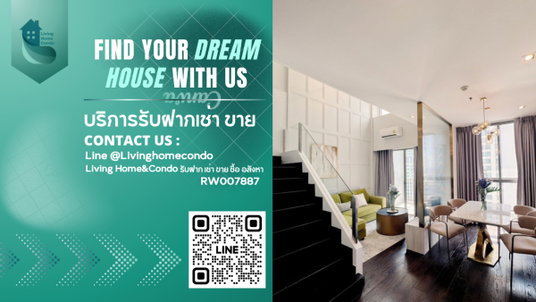 รูปภาพ For Rent: Ideo Q Phayathai Duplex Condo, beautiful and ready to move in, in the heart of the city, near BTS Phayathai.-RW007959 