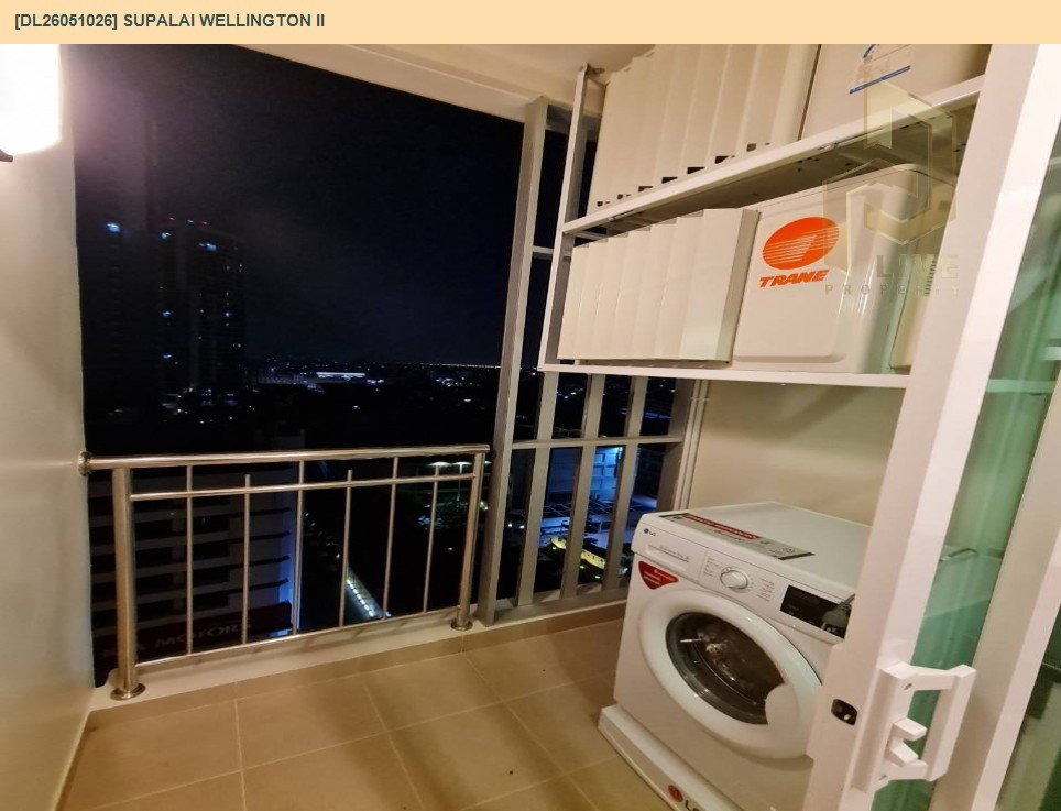รูป DL26051026 ให้เช่าคอนโด ศุภาลัย เวลลิงตัน 2 (Supalai Wellington II) ใกล้ MRT ศูนย์วัฒนธรรม  พร้อมเข้าอยู่ โทรด่วน 0653619502 LineID @897iyzll - รูปที่ 11/11