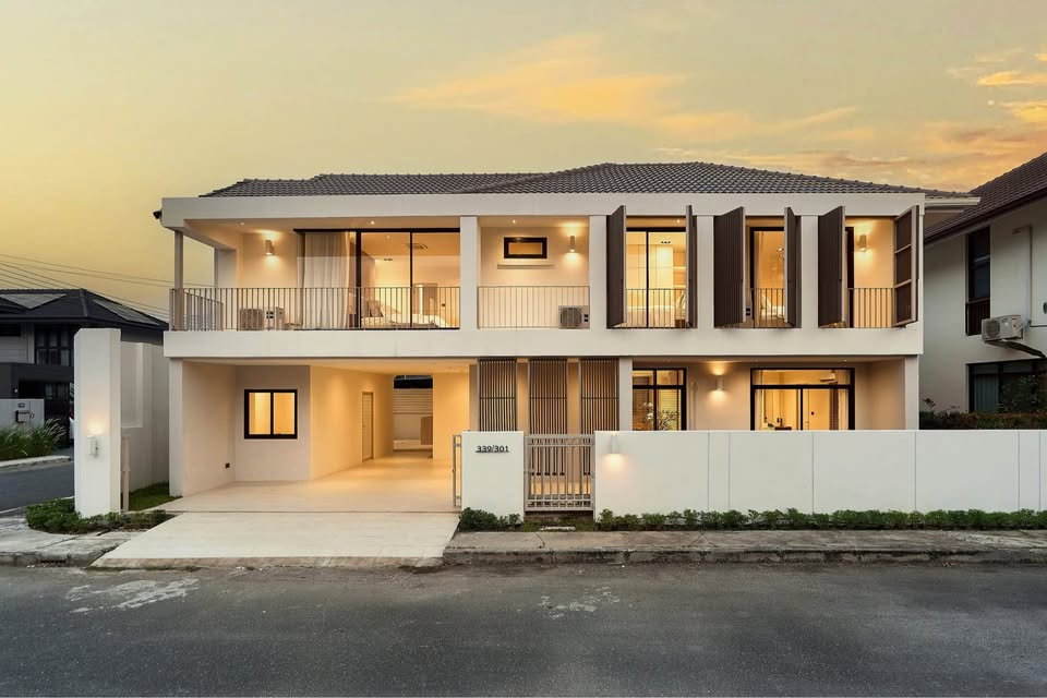 รูป ขายบ้านเดี่ยวสไตล์ Contemporary Modern ดีไซน์เรียบหรู ตกแต่งครบ ทำเลศักยภาพหางดง เดินทางสะดวก เข้าเมืองง่าย -SW003675 - รูปที่ 2/20