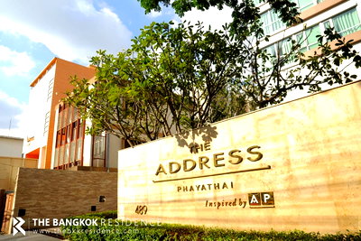 Condos for sale : The Address Phayathai near Airport Rail Link Phaya Thai Station Surrounded by Facilities